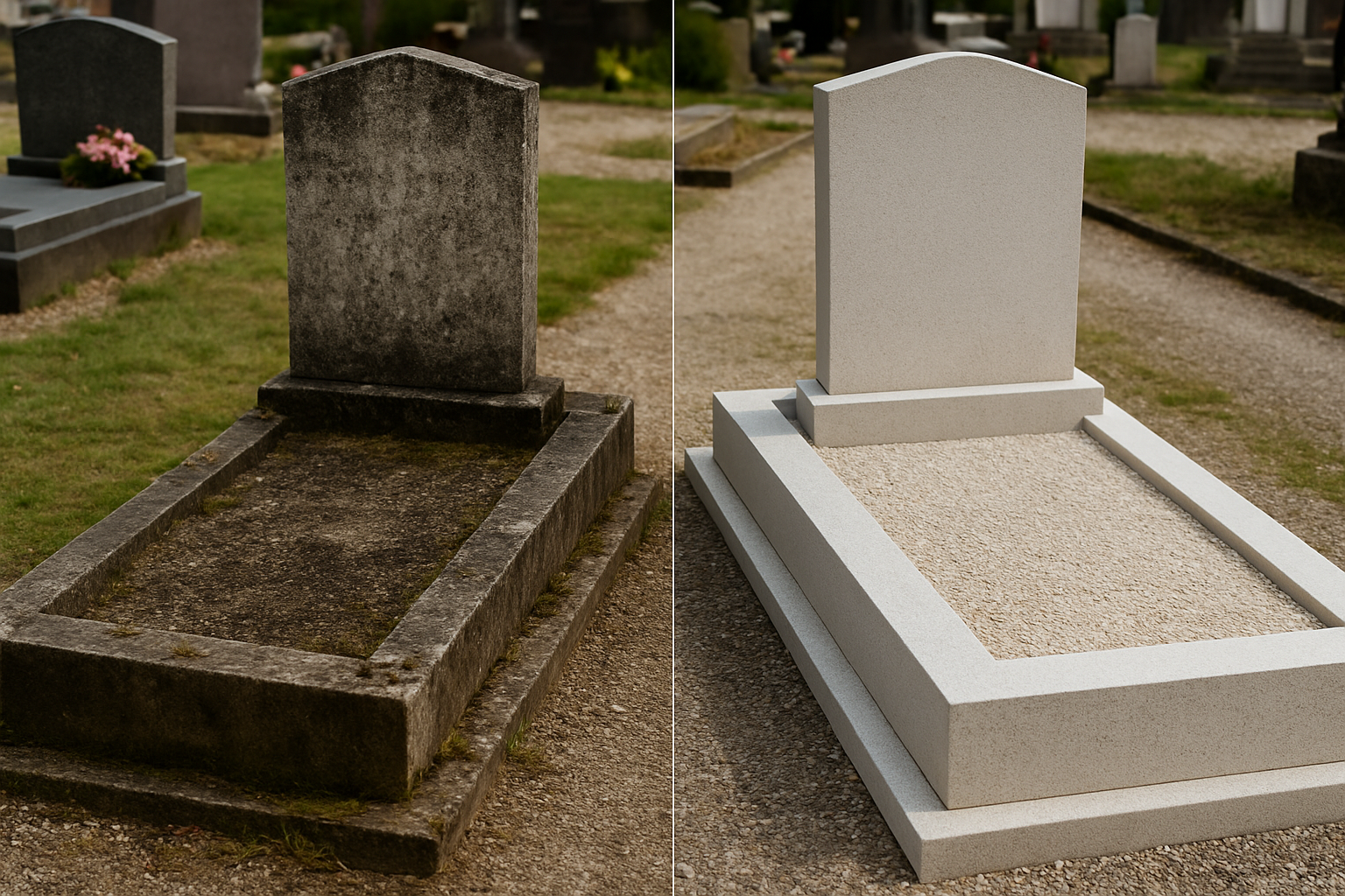 Rénovation de votre sépulture